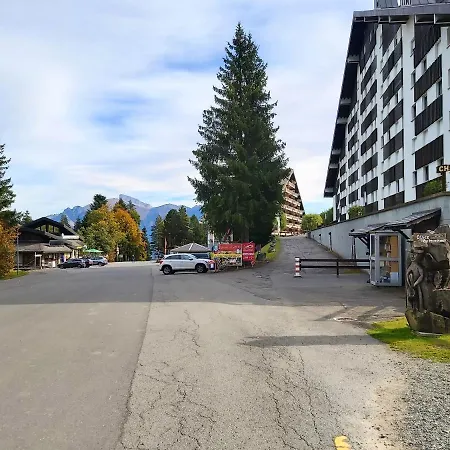 Apartment Studio With Wifi At Torgon 2 Km Away From The Slopes *